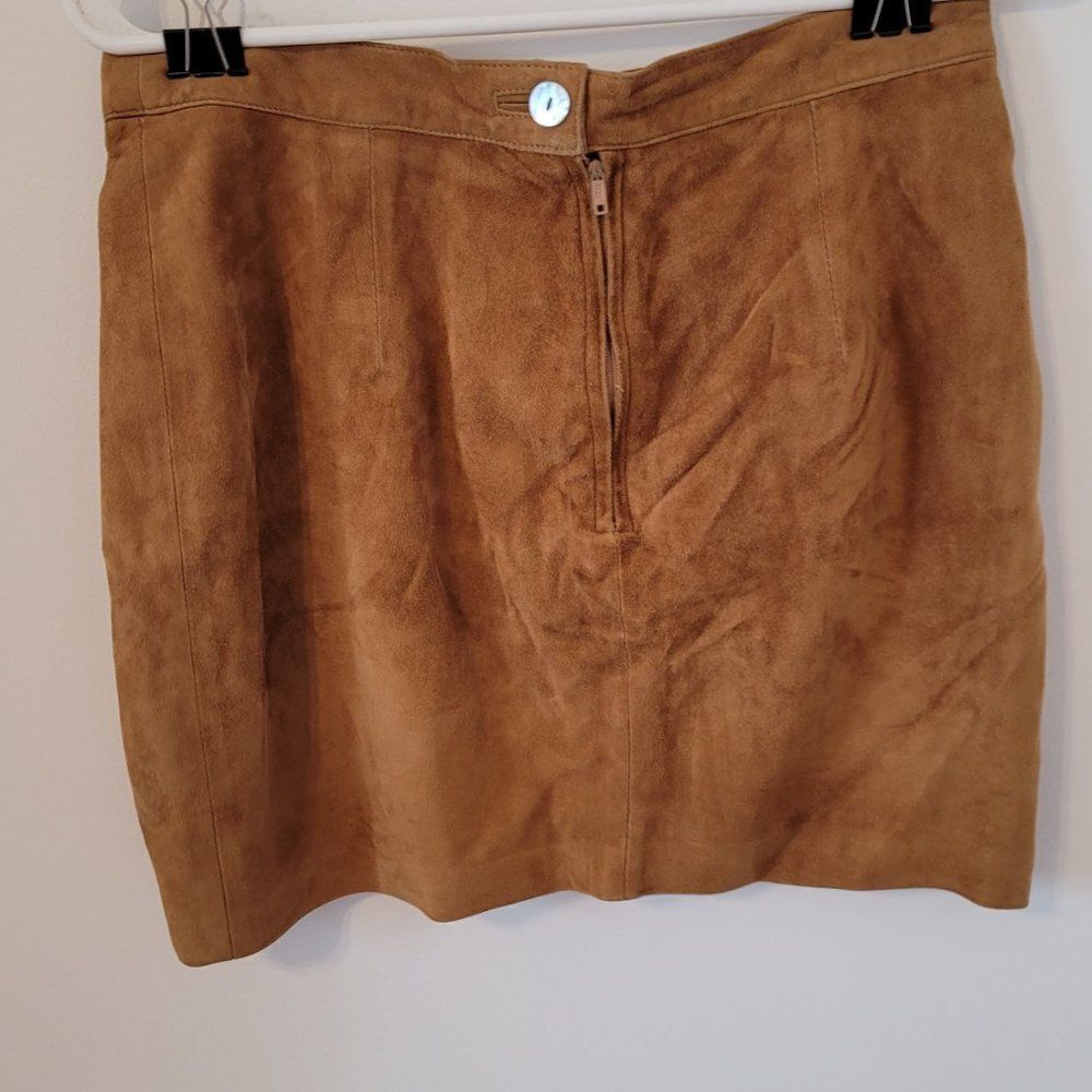 Beautiful Desa Leather Mini Skirt - Picture 2 of 7